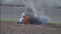 MotoGP Aragón 2014: Héctor Barberá sufre quemaduras de segundo grado