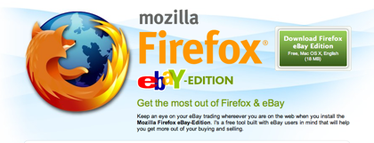 Mozilla Firefox edición eBay