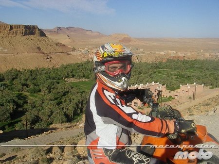 Gino en el palmeral