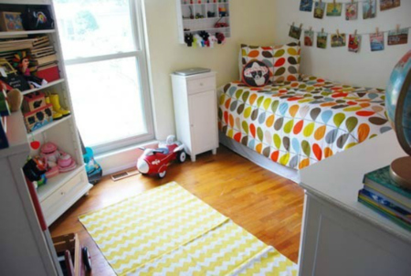 Espacios que inspiran: un dormitorio infantil lleno de color