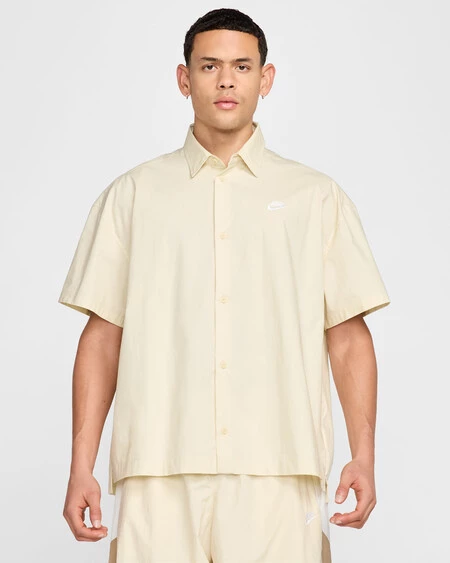 M Nk Club Ss Btn Shirt Os