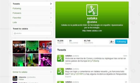 Twitter activará su diseño con imagen de cabecera a todos los usuarios a partir del 12 de diciembre