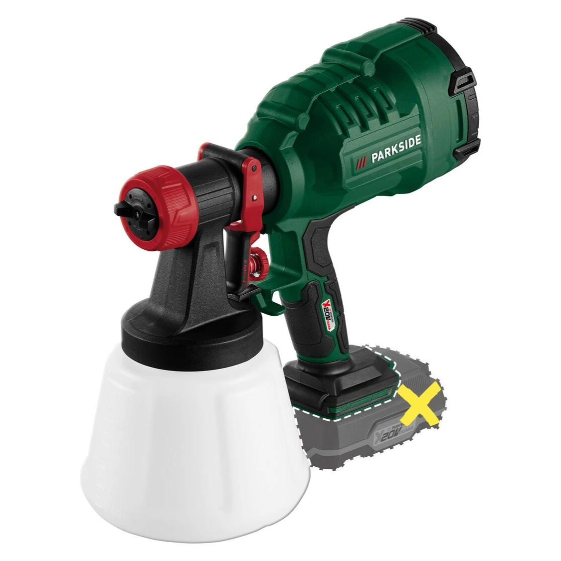 Pistola pulverizadora recargable 20 V