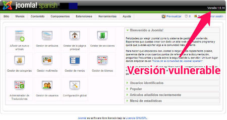 Fallo de seguridad detectado en Joomla y la importancia de tener actualizados los CMS