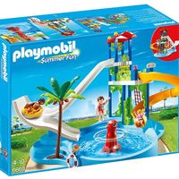 El parque acuático con toboganes de Playmobil cuesta sólo 44,28 euros en Amazon con envío gratis 