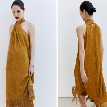 Gracias Sfera por crear el vestido con flecos ideal para un look de invitada súper glamuroso por menos de 36 euros 