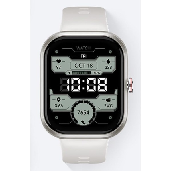 Smartwatch Honor Choice Watch AMOLED Bluetooth GPS, Monitor de Salud y 12 días de batería Blanco
