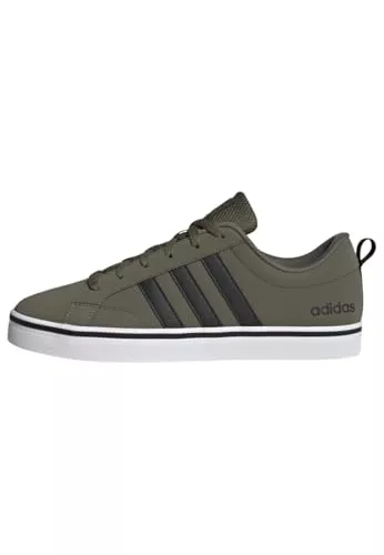 adidas Hombre Vs Pace 2.0 Shoes, Olive Strata/Core Black/Cloud White, 43 1/3 EU