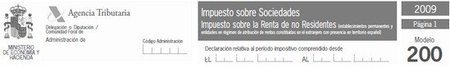 Impuesto de Sociedades 2009: aprobado el modelo de presentación
