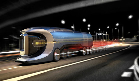 Si Bugatti plantase cara al Tesla Semi, este camión eléctrico futurista sería la opción perfecta