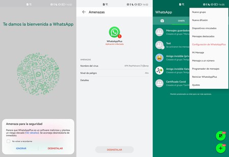 Aviso Seguridad Whatsapp