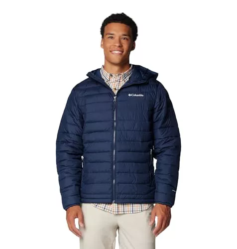 Columbia Chaqueta con Capucha para Hombre, Powder Lite II