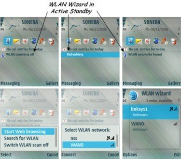 WLAN Wizard, detecta redes inalámbricas con el Nokia N80