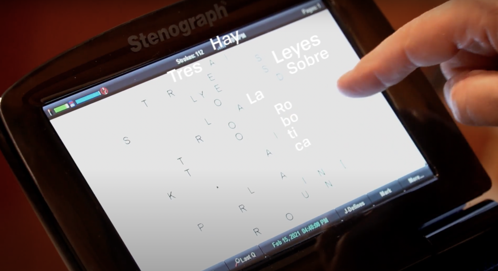Transcribir a toda velocidad con un teclado de solo 21 teclas: el