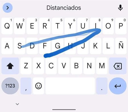 Escritura Deslizando El Dedo