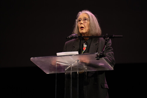 Anne Carson Poet At The 2024 National Book Awards Finalist Reading 7