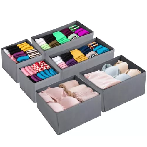 Strehknewen Organizador de Cajones 6 Piezas – Cajas Organizadoras Plegables