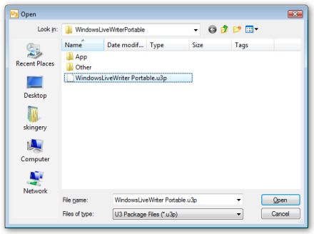 Windows Live Writer Portable
