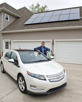 La energía solar y el Chevrolet Volt, una combinación perfecta