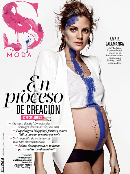 Y Amaia Salamanca lució barriga de portada