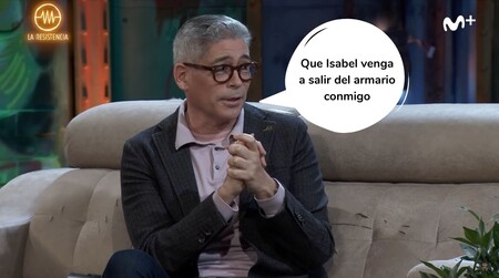 Boris Izaguirre sale por primera vez del armario en 'La Resistencia' y hace un llamamiento especial a Isabel Pantoja