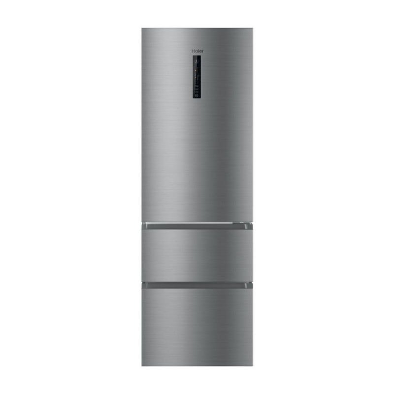 Frigorífico Combi HAIER HTR3619ENMN (No Frost - 190.5 cm - 348 L - Inox)