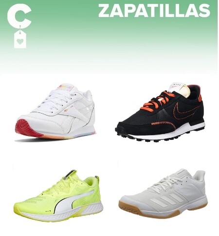 Chollos en tallas sueltas de zapatillas Reebok, Adidas, Puma o Nike en Amazon