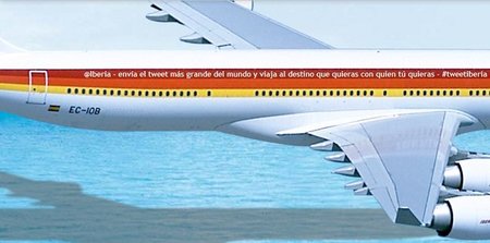 Consiga dos billetes i/v con Iberia por enviar el tweet más largo del mundo