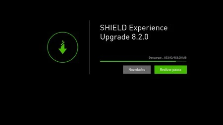 2017 Nvidia Shield TV でのアップデートのダウンロード