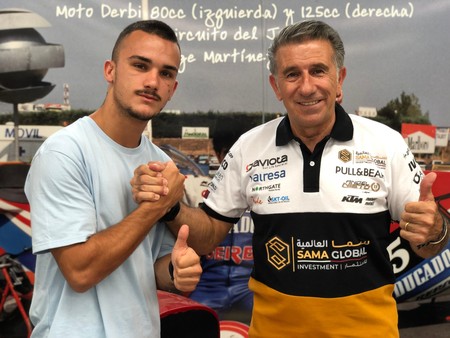 Arón Canet dará el salto a Moto2 de la mano de Jorge Martínez Aspar en el Ángel Nieto Team