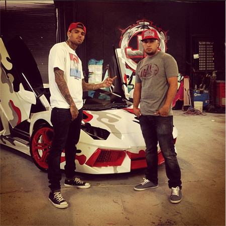 Lamborghini Aventador de Chris Brown