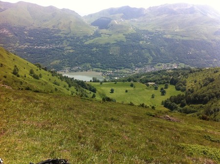 Valle Louron antes de saltar