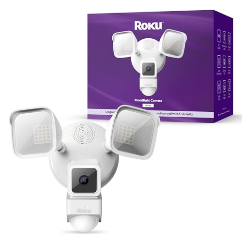 Roku - Cámara de reflector para seguridad en el hogar