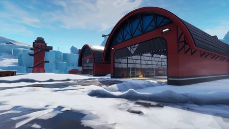 Desafío Fortnite: dónde conseguir el Fortbyte 75 en el interior de un hangar de aeropuerto. Solución