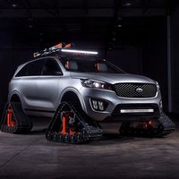 Kia Sorento Ski Gondola concept, un todocamino sobre orugas para nieve