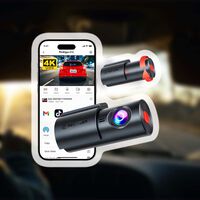 Los montachoques no van a ganar... por lo menos no con esta dashcam con resolución 4K y control por aplicación en menos de 1,000 pesos  