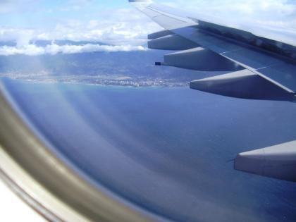 Qué vemos desde la ventanilla del avión