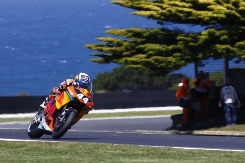 Primera y sensacional victoria de Miguel Oliveira en Moto2 con doble podio para KTM en Phillip Island