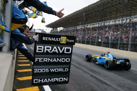 Alonso Interlagos 2005