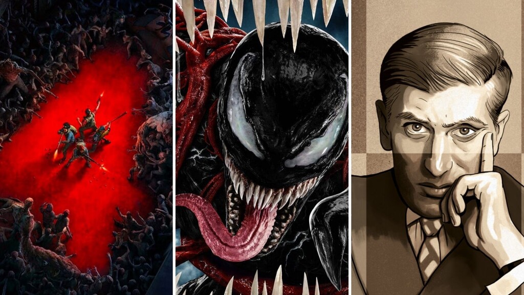 13 estrenos y lanzamientos imprescindibles para el fin de semana: 'Venom: Habrá Matanza', 'Back 4 Blood', Bobby Fischer y mucho más 