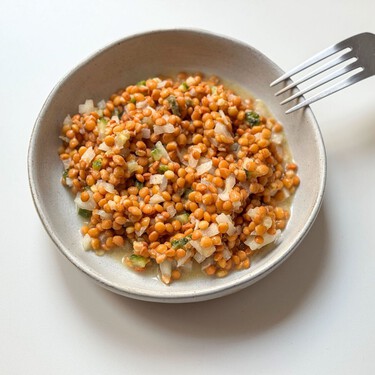 Tartar de lentejas, una alternativa vegetal y elegante para presentar en la mesa