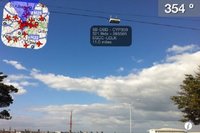 Aplicación para el iPhone Plane Finder AR, apunta al avión y obtén información