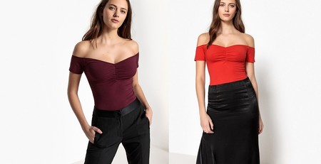 Tras un 70% de descuento, este body con hombros descubiertos de La Redoute se quda en sólo 8,99 euros