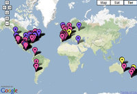 Gripe porcina: seguimiento por Google maps