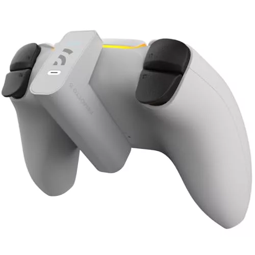 Remotto5 - Cargador para Mando de PS5 Inalámbrico - Batería Portátil para DualSense Juega Mientras Carga - Larga Duración +12 Horas de Autonomía - PS5 Accesorios
