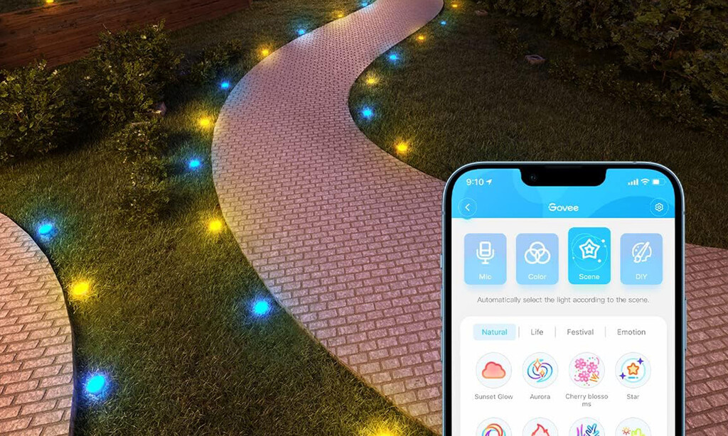 Por menos de 35 euros tienes estas luces LED RGB que se conectan al WiFi: ideal para iluminar tu jardín este verano