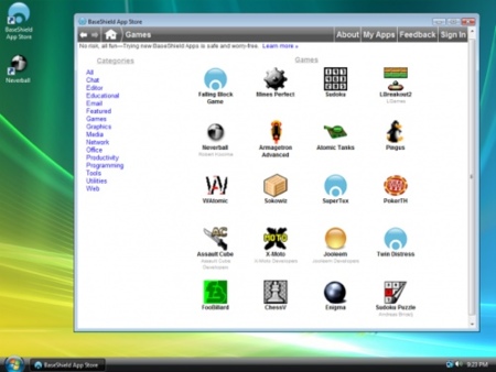 BaseShield App Store, tienda de aplicaciones para Windows