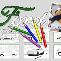 ¿Tu hijo es fanático de los coches? Ford ha creado un centro de entretenimiento con dibujos de sus modelos para colorear y más actividades 