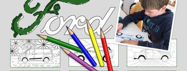 ¿Tu hijo es fanático de los coches? Ford ha creado un centro de entretenimiento con dibujos de sus modelos para colorear y más actividades 