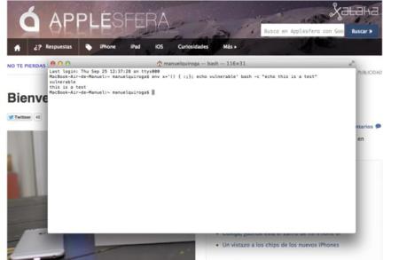 Shellshock, la vulnerabilidad de bash no afecta a los usuarios de OS X según Apple